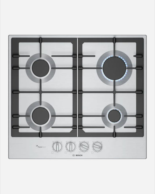 Bosch Gas Hob FlameSelect 4 Burners Steel