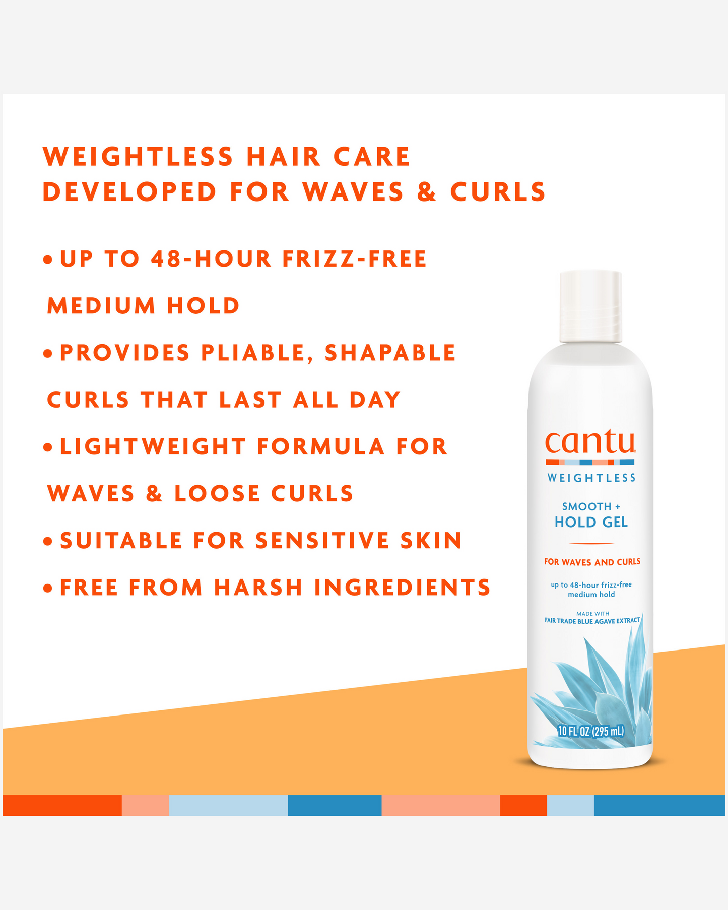 Cantu Weightless Hold Gel 295Ml