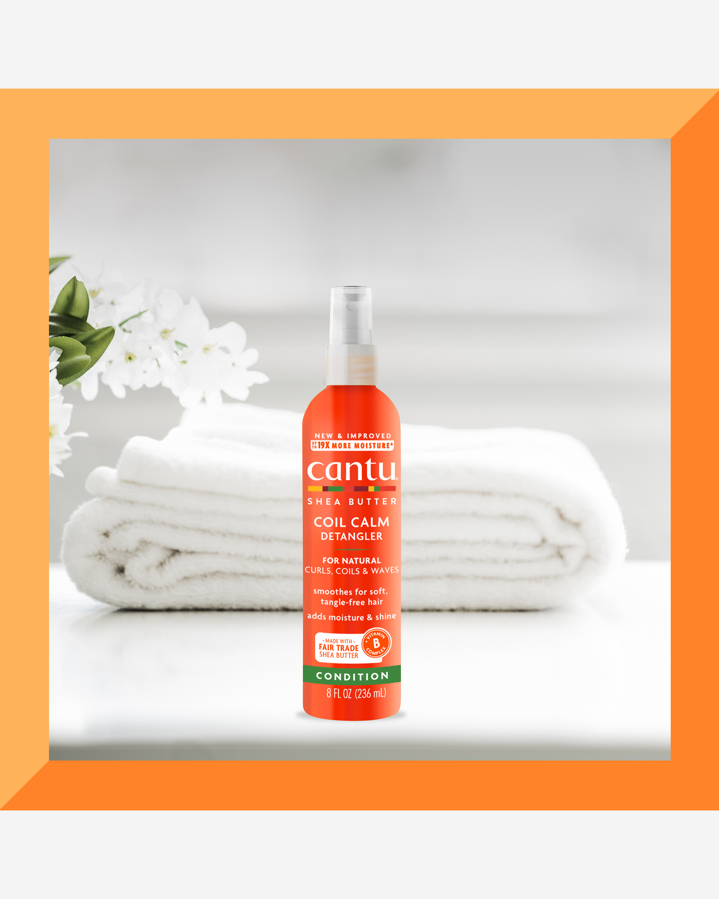 Cantu بخاخ فك تشابك الشعر 8 أونصة 236 مل