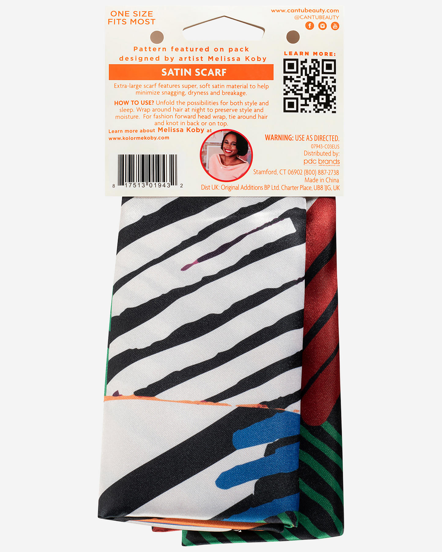 Cantu Satin Scarf Pattern Design
