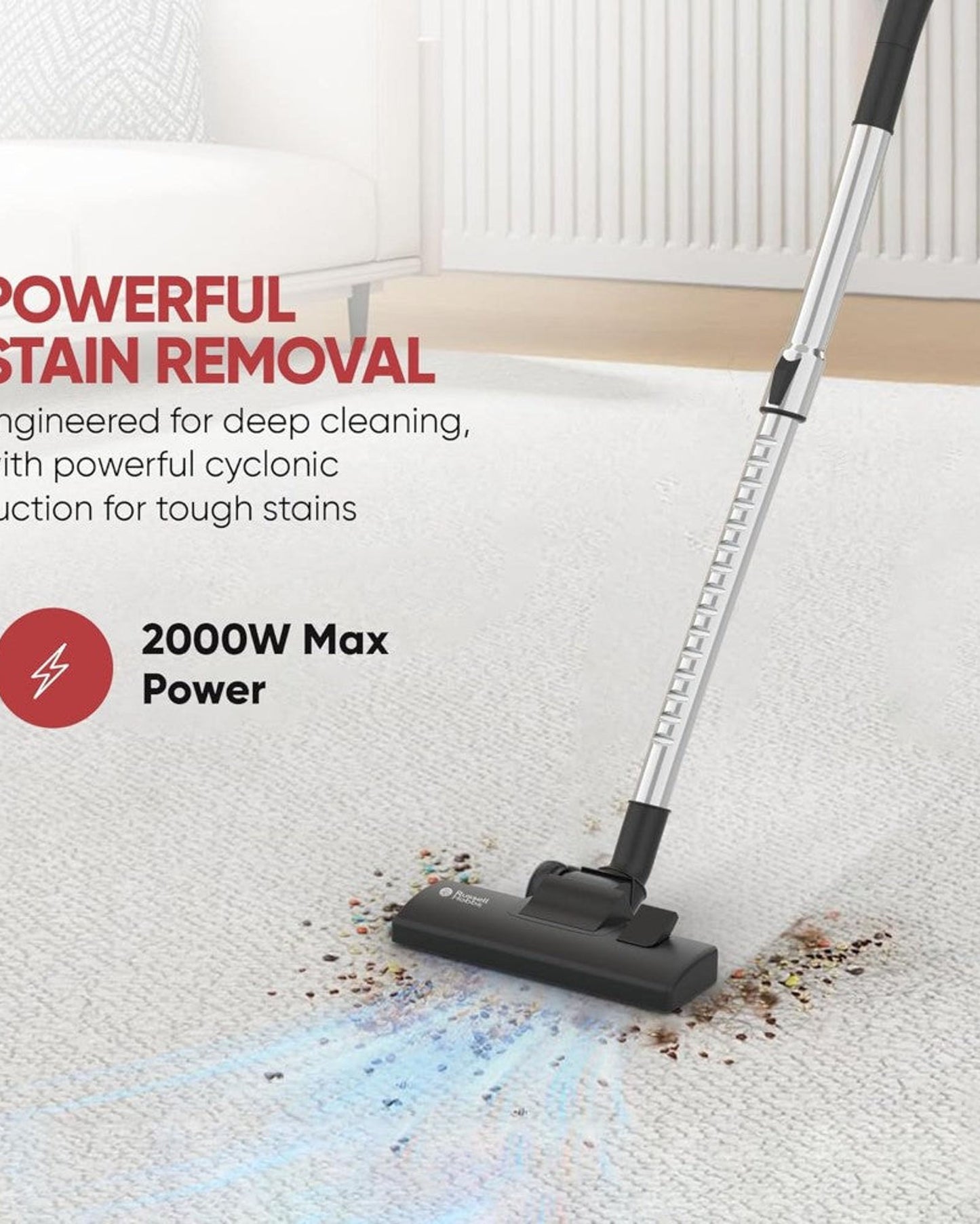 راسل هوبز سايكلون باور 2.5 لتر 2000 واط