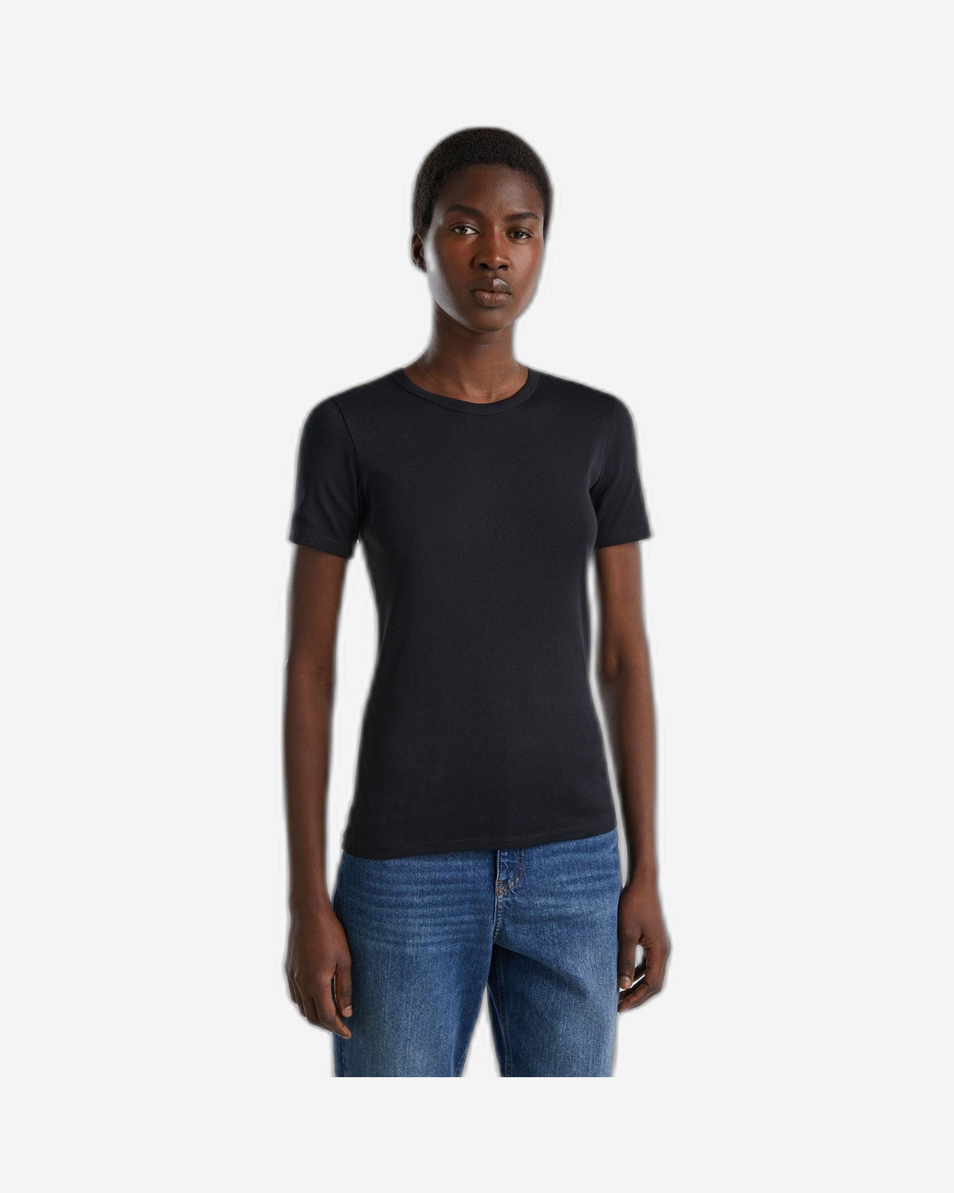 تي شيرت قطني طويل الألياف