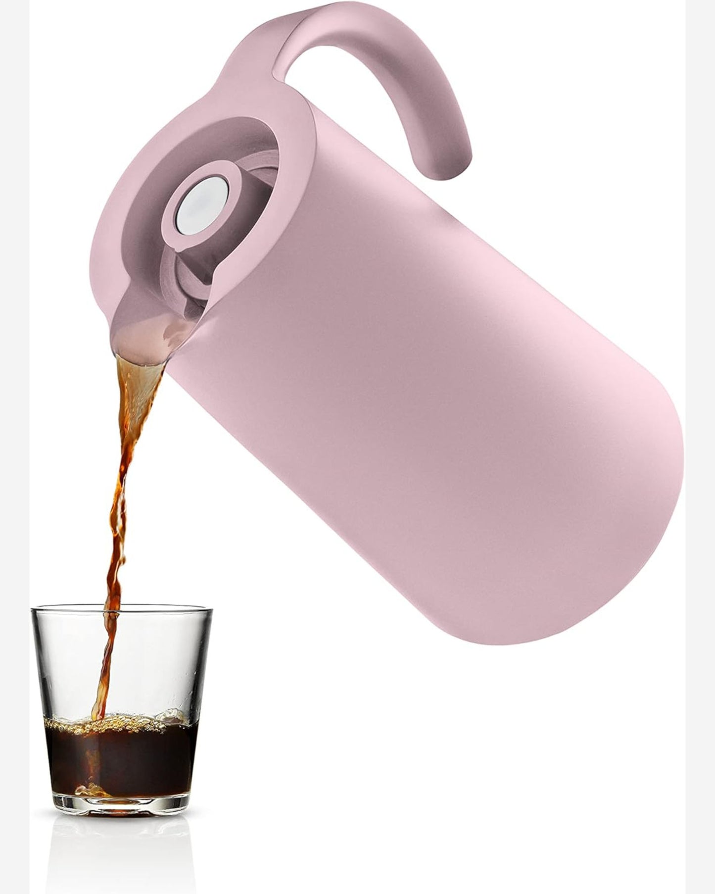 إبريق إيفا سولو 502857 رايز فاكيوم سعة 1 لتر، لون كوارتز وردي