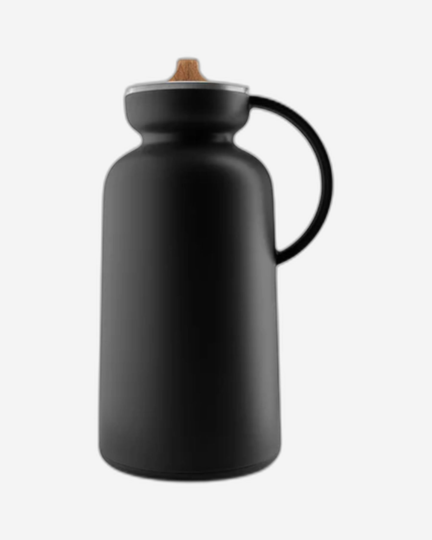 إبريق إيفا سولو 502870 سيلويت بتفريغ الهواء، سعة 1.0 لتر، أسود