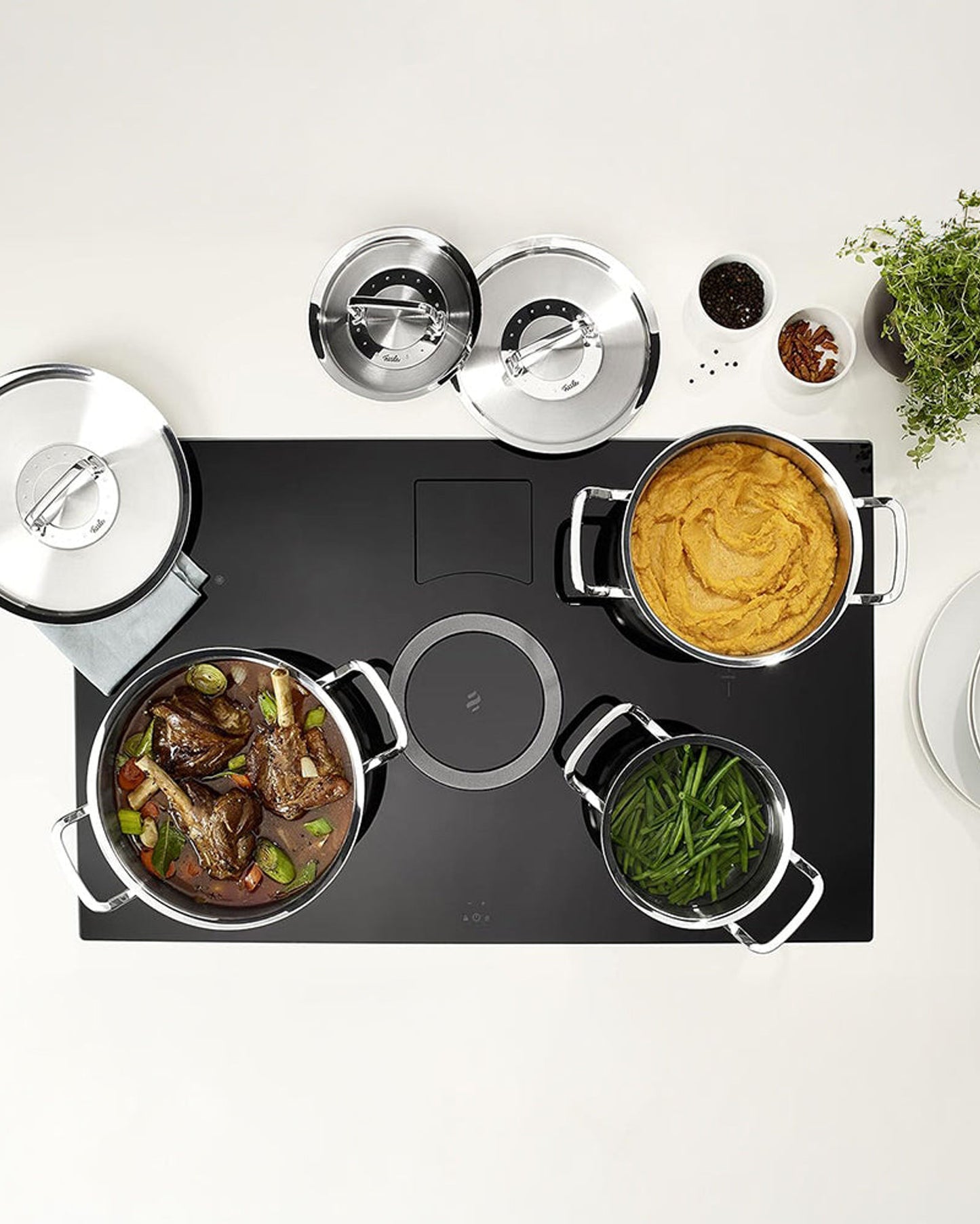 طاجن فيسلر الأصلي - مجموعة بروفي 20 سم مع غطاء معدني - 084-138-20-000/0