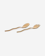 بيلو إينوكس ويف تيتانيوم ذهبي - طبق سلطة لشخصين - صندوق هدايا