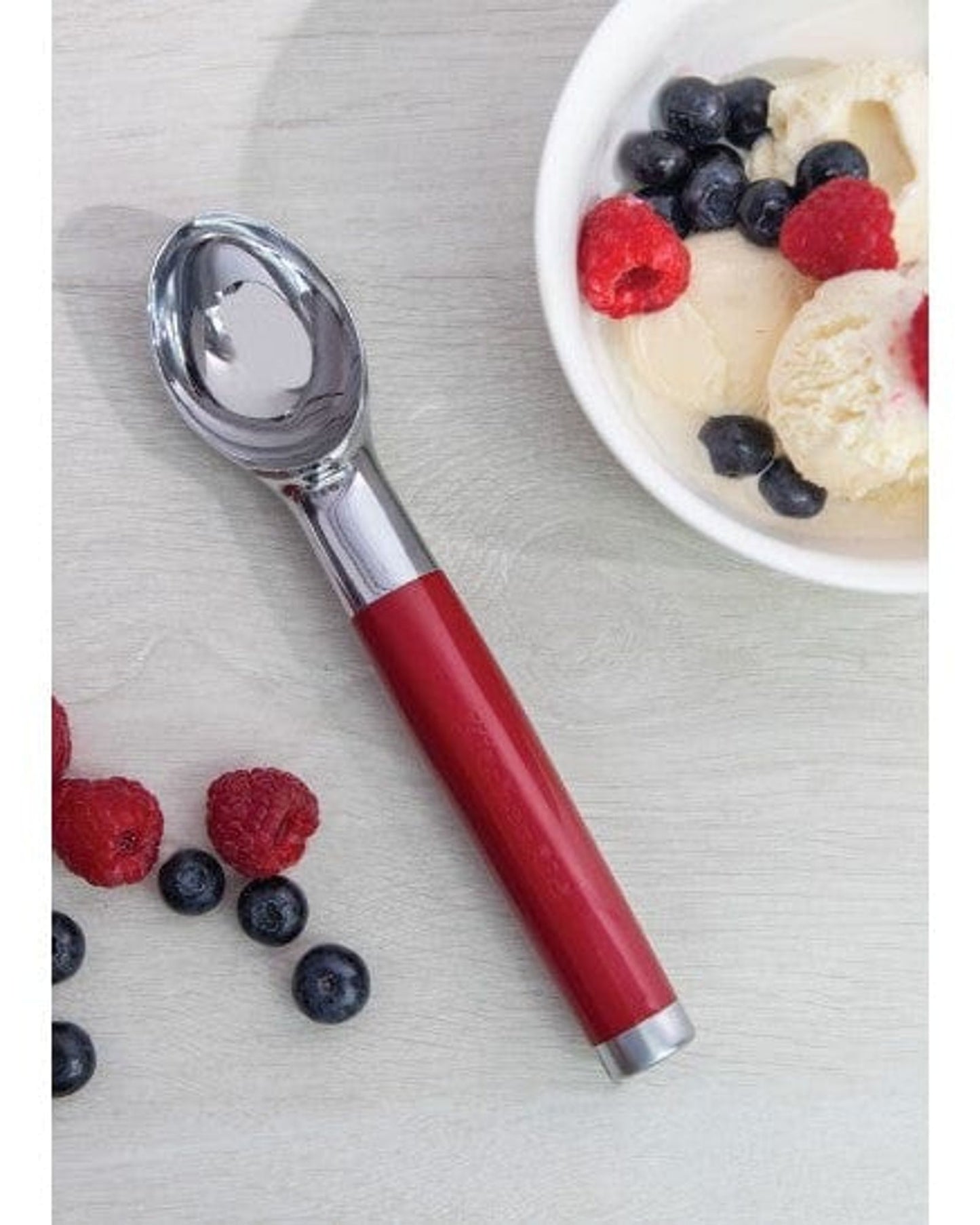 مغرفة آيس كريم كيتشن إيد كورلاين باللون الأحمر الإمبراطوري