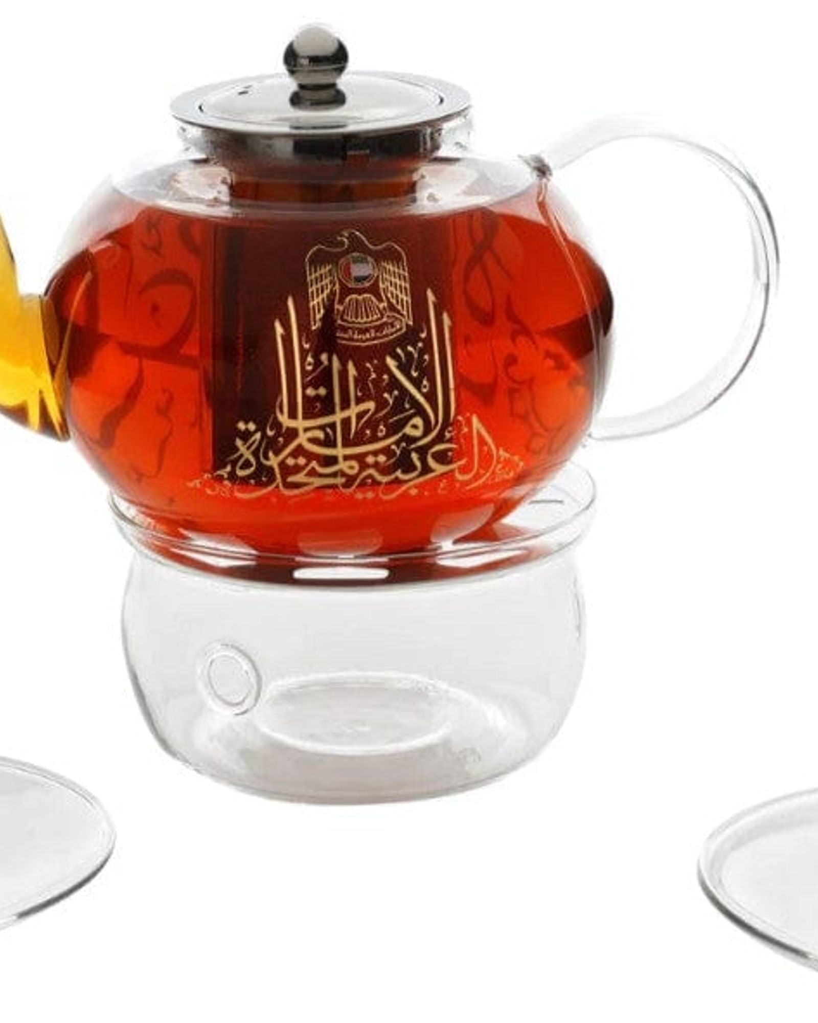 طقم براد شاي روفاتي نيفوسو الإمارات العربية المتحدة مكون من 3 قطع ذهبي 1.2 لتر