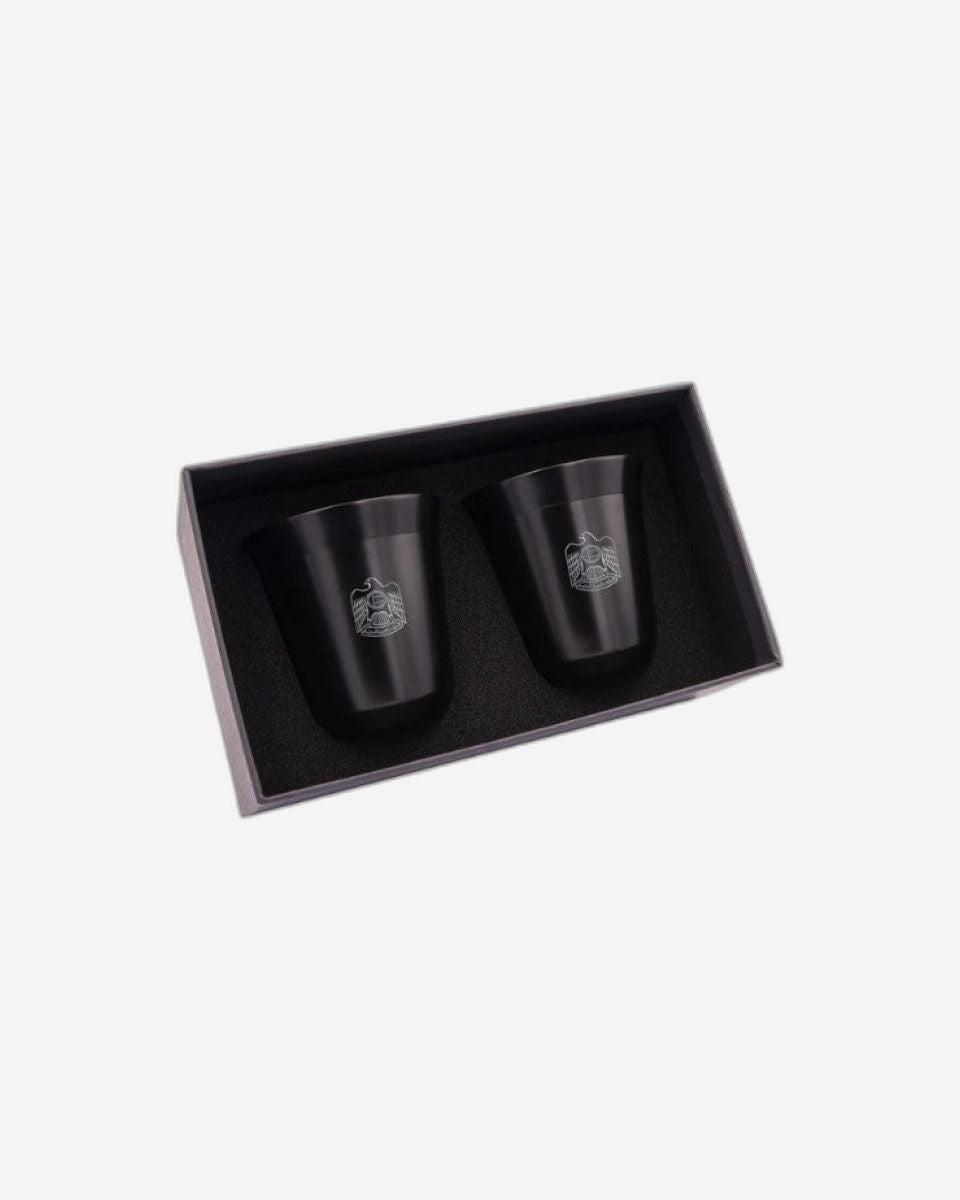 طقم أكواب روفاتي بولا الإمارات العربية المتحدة من الفولاذ المقاوم للصدأ، قطعتين - 175 مل