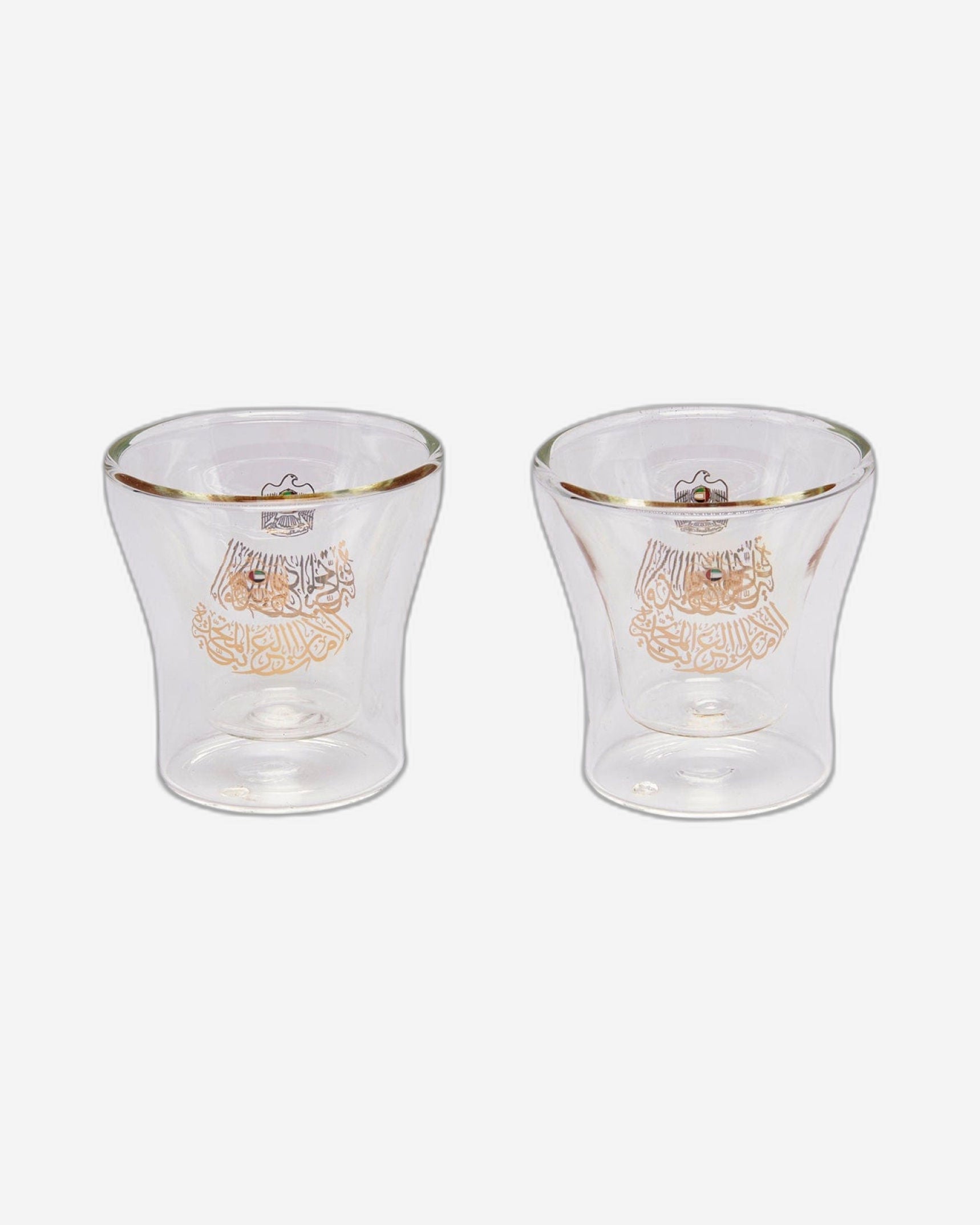 مجموعة أكواب روفاتي سوتيل الإمارات العربية المتحدة ذات الجدار المزدوج، 2 قطعة، 80 مل