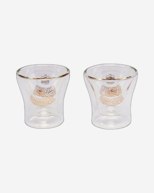 مجموعة أكواب روفاتي سوتيل الإمارات العربية المتحدة ذات الجدار المزدوج، 2 قطعة، 80 مل