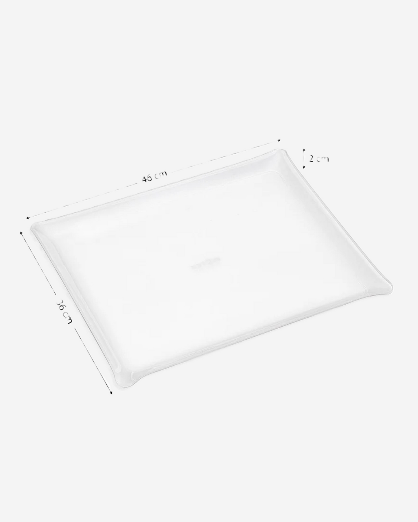 Frosty Acrylic Tray 46x36cm