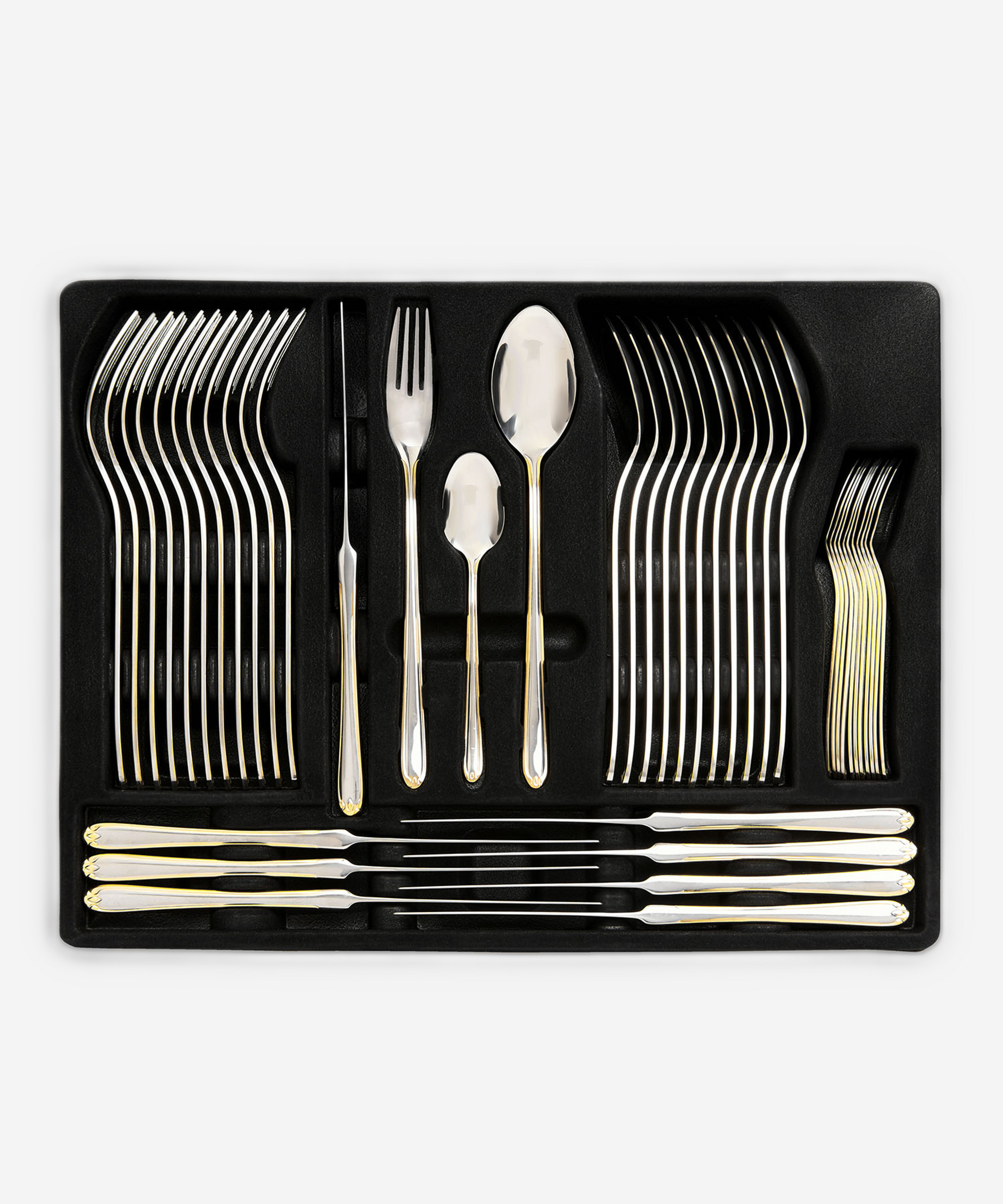 Deema 68Pc Cutlery Set Gold Plated