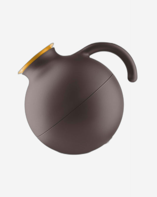 إيفا سولو 502708 جلوب في جيه 1 لتر بني شوكولاتة حافة ذهبية مصنوعة حسب الطلب