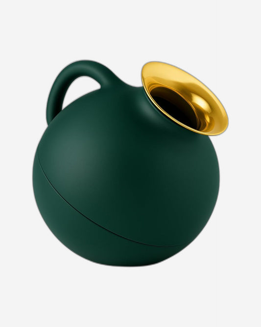 إيفا سولو 502709 غلوب في جيه 1 لتر أخضر زمردي حافة ذهبية مصنوعة حسب الطلب