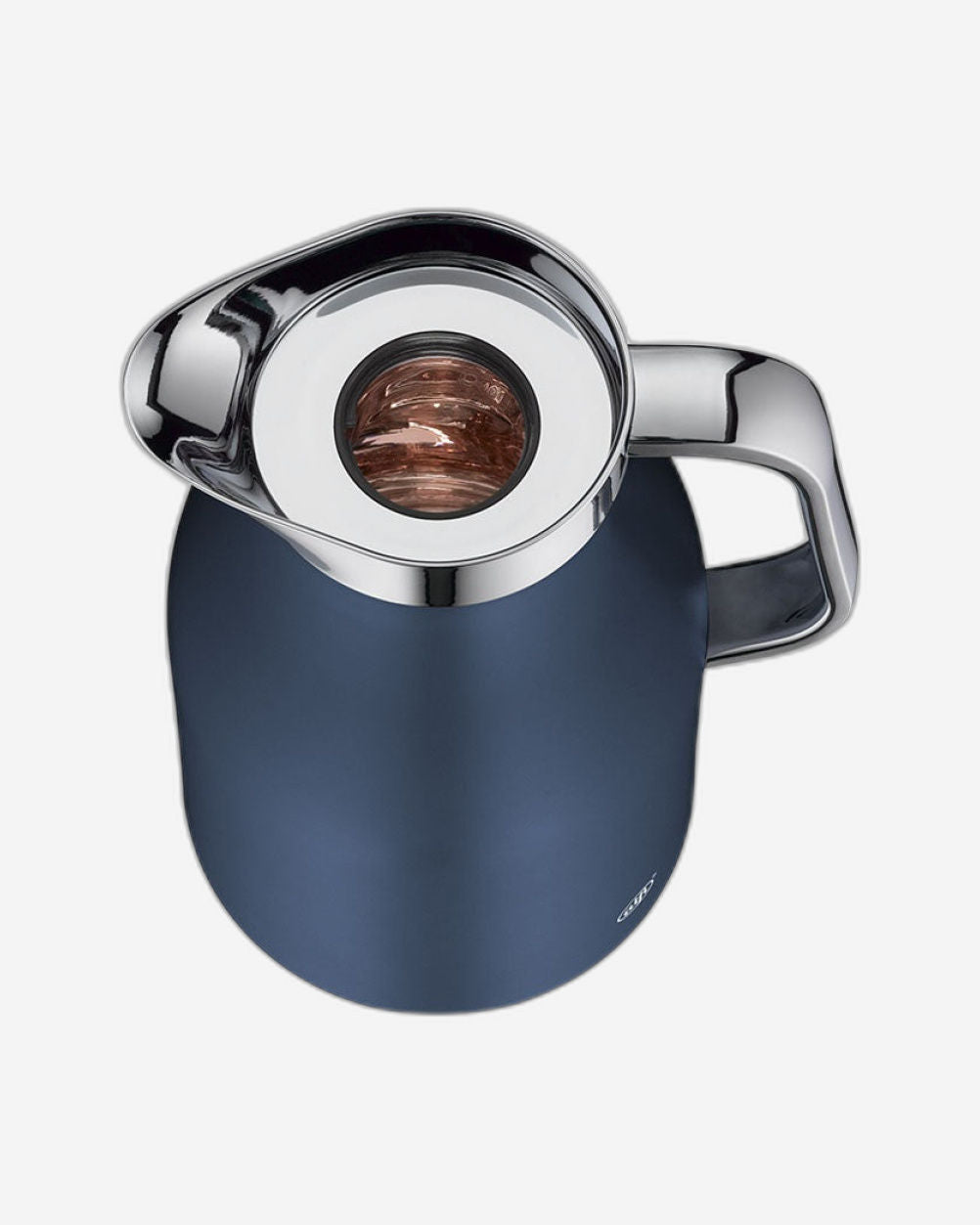 قارورة ألفي سكاي لاين من قماش الدنيم الداكن سعة 1 لتر، لون كروم