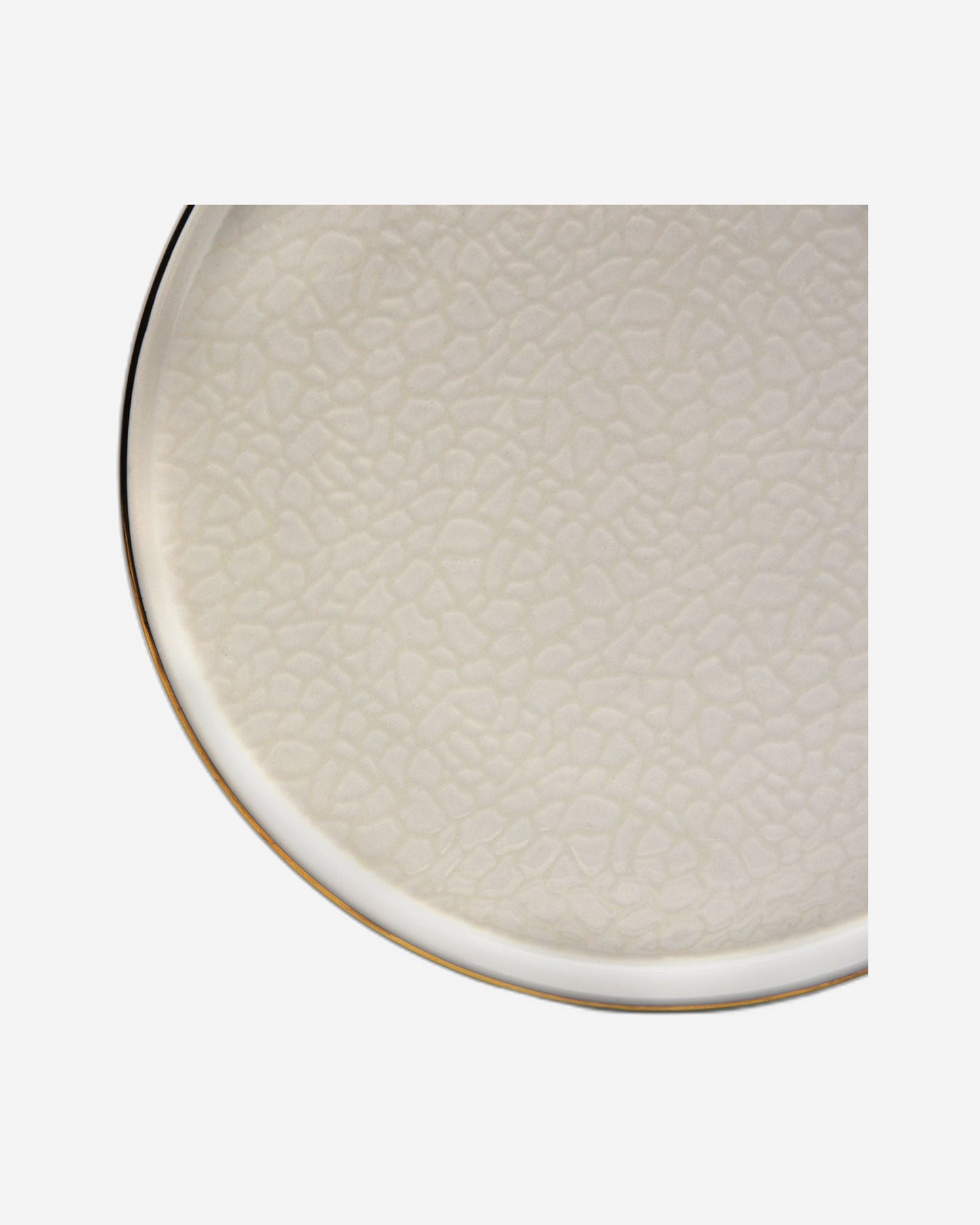 طقم أطباق سلطة بورسلين كريم 23 سم من 6 قطع