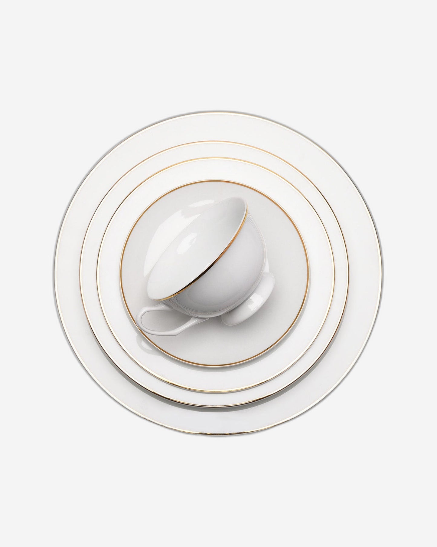 طقم عشاء أريادن جولد من إيفر بلاس، 83 قطعة