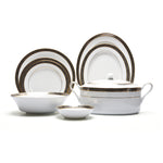 طقم عشاء دانكوتوا جولدن بلاتينيوم، ٥٩ قطعة