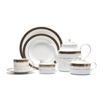 طقم عشاء دانكوتوا جولدن بلاتينيوم، ٥٩ قطعة