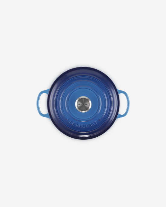 فرن فرنسي دائري 20 سم أزرق سماوي