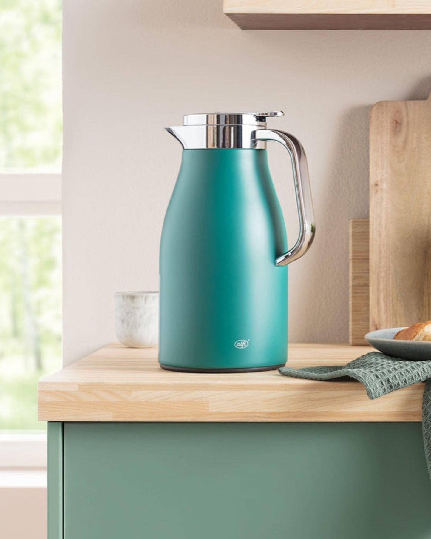 قارورة ألفي سكاي لاين بوهو جرين غير لامعة سعة 1 لتر كروم