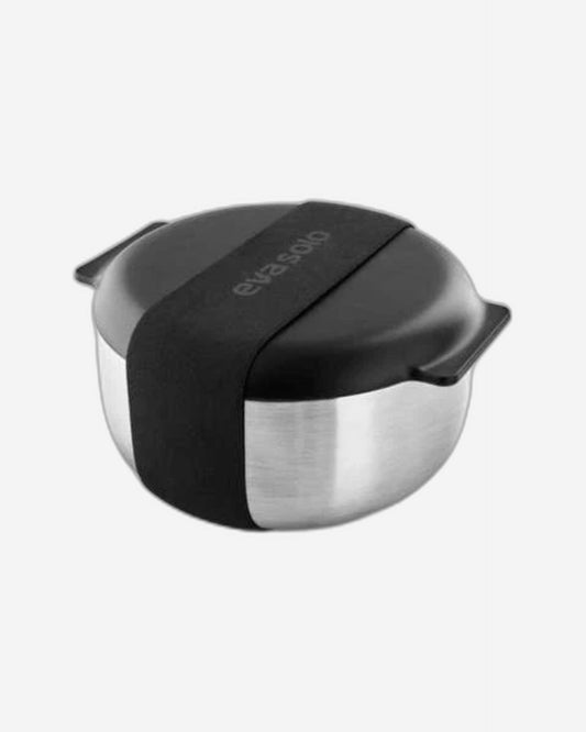 علبة غداء إيفا سولو 503072 تو جو، لون فولاذي/أسود