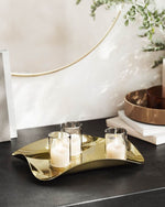 صينية موجة أومبرا نحاسية