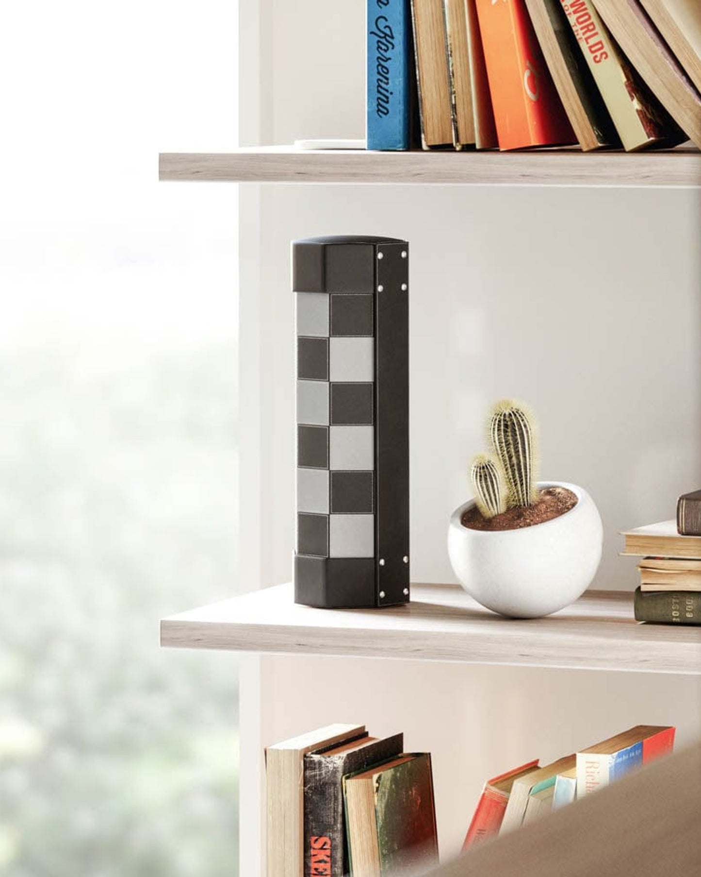 مجموعة شطرنج/داما أومبرا رولز باللون الأسود