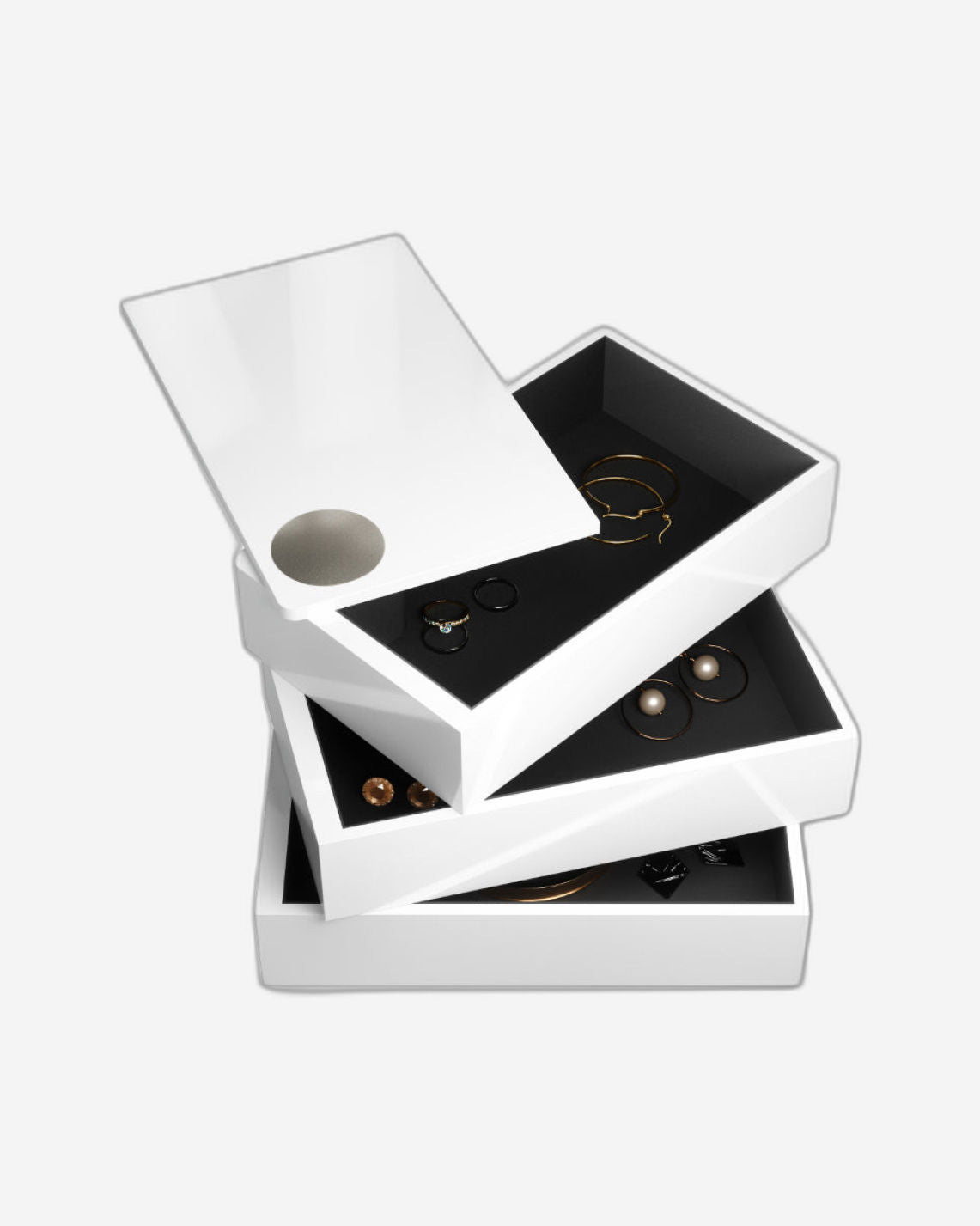 صندوق مجوهرات أومبرا المغزلي