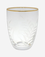 Greengate  Estelle Water Clear With Cutting And Gold