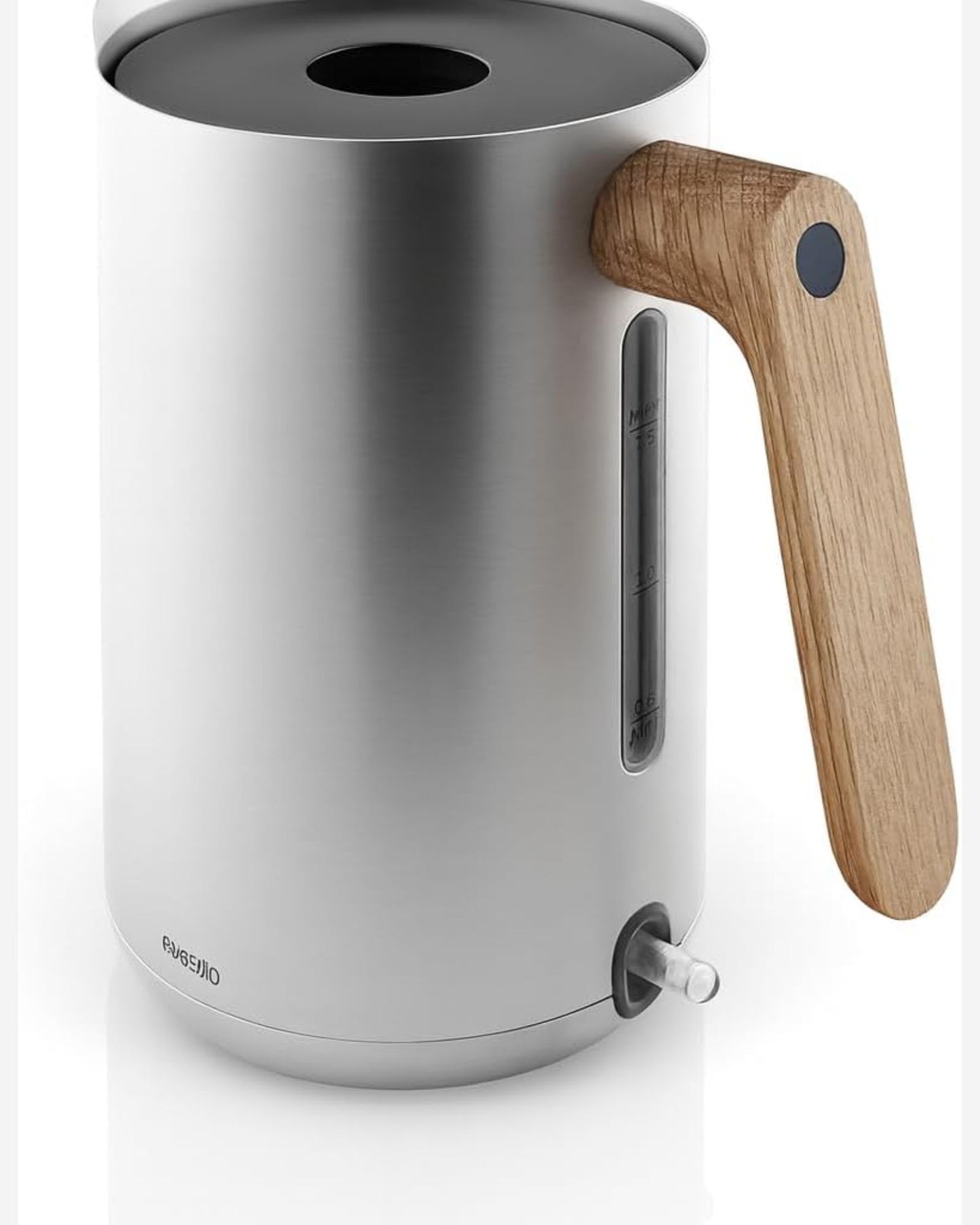 غلاية كهربائية إيفا سولو 502737 سعة 1.5 لتر، مصنوعة من الفولاذ المقاوم للصدأ من نورديك كيه، المملكة المتحدة