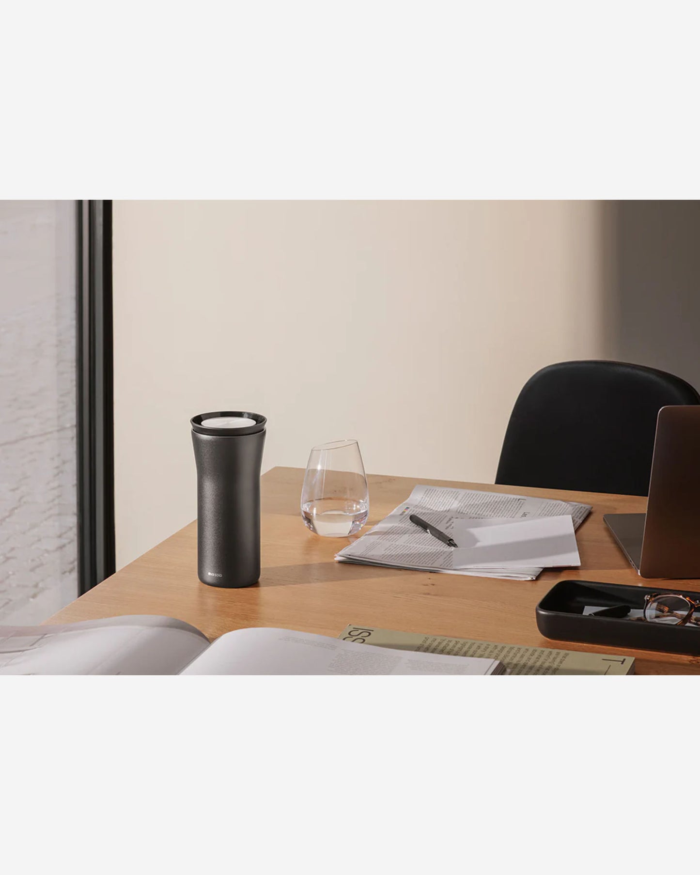 كوب إيفا سولو 567042 سيتي تو جو أسود 0.35 لتر