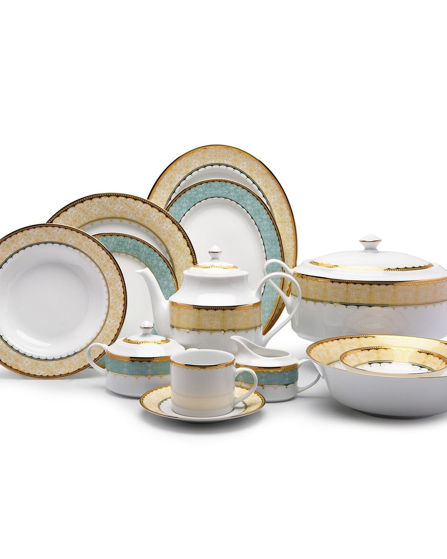 طقم عشاء دانكوتوا 59 قطعة من البورسلين