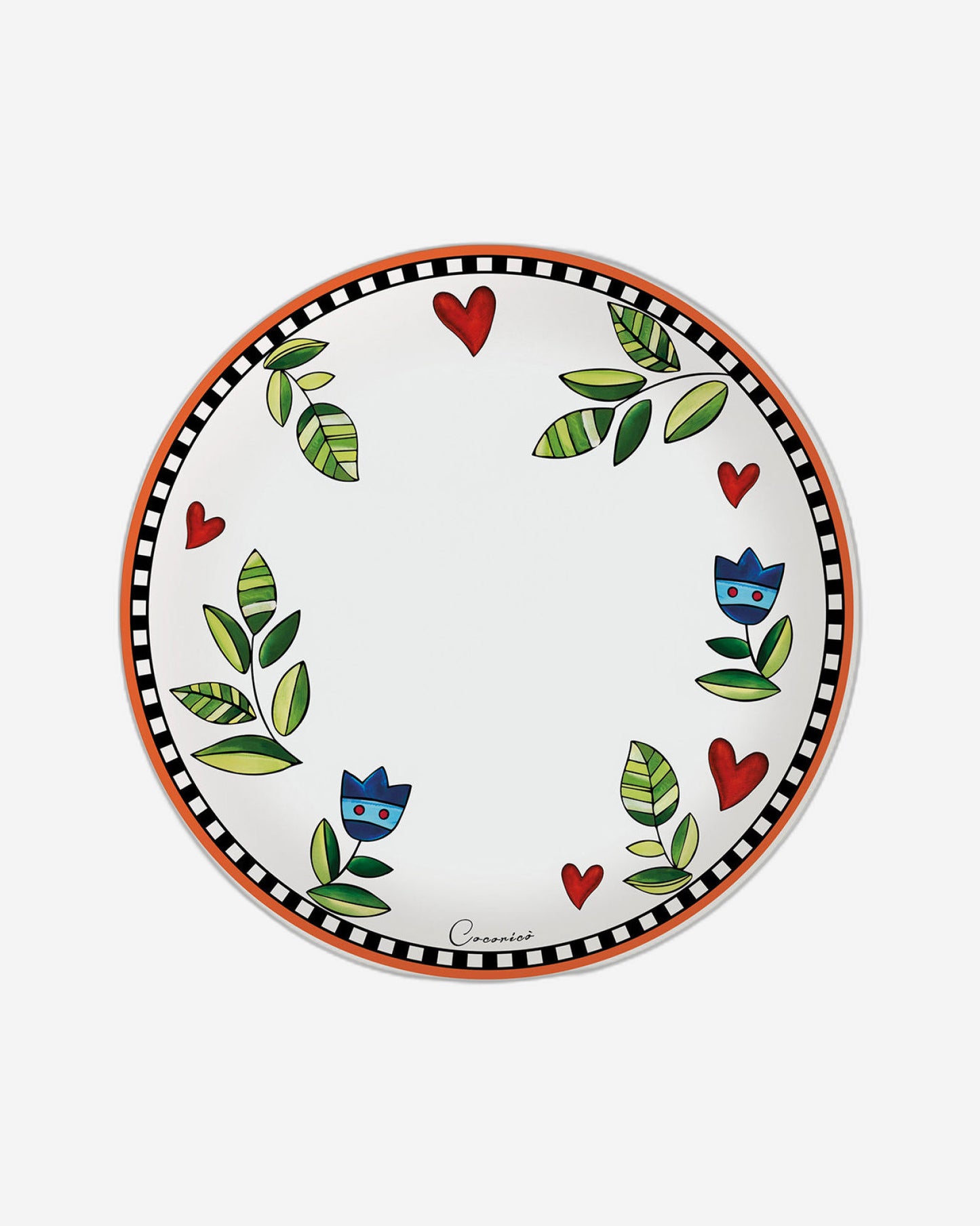 مجموعة إيغان 6 أطباق عشاء كوكوريكو برتقالية Dm 27