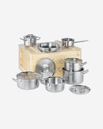 FISSLER GMBH7 PCS. SET + LIMITED WOODEN BOX