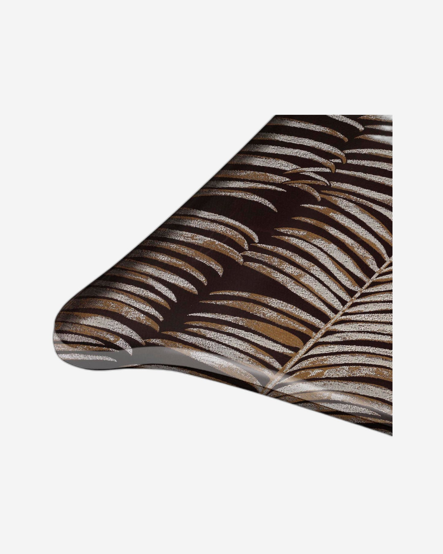 صينية أكريليك بلاتكس 46×36 سم، لون بني ذهبي قبلي