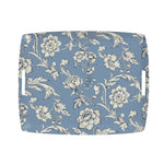 صينية أكريليك بلاتكس 46×36 سم، لون أزرق فارسي