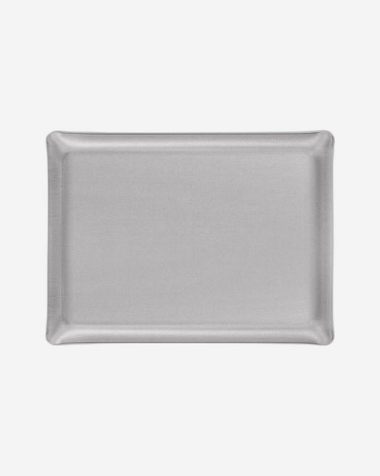 صينية أكريليك بلاتكس 46×36 سم فضية سرية