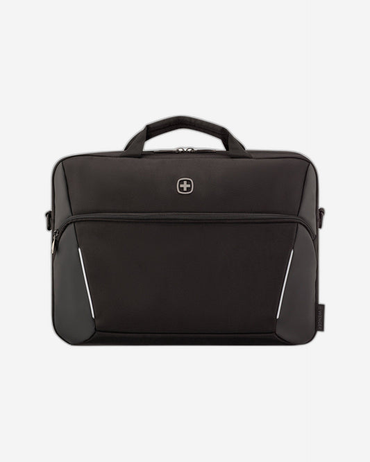 حقيبة Wenger XE رفيعة للكمبيوتر المحمول مقاس 16 بوصة مع جيب للكمبيوتر اللوحي، لون أسود
