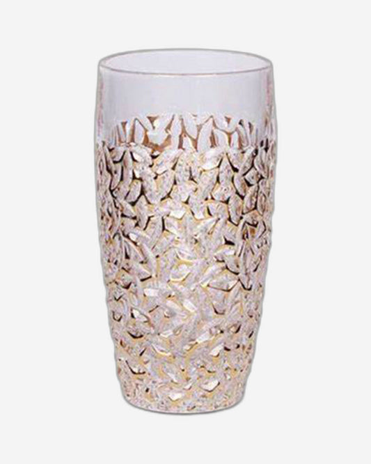 طقم من 6 قطع من بوهيميا نيكوليت HB مع كريستال رصاصي رخامي ذهبي