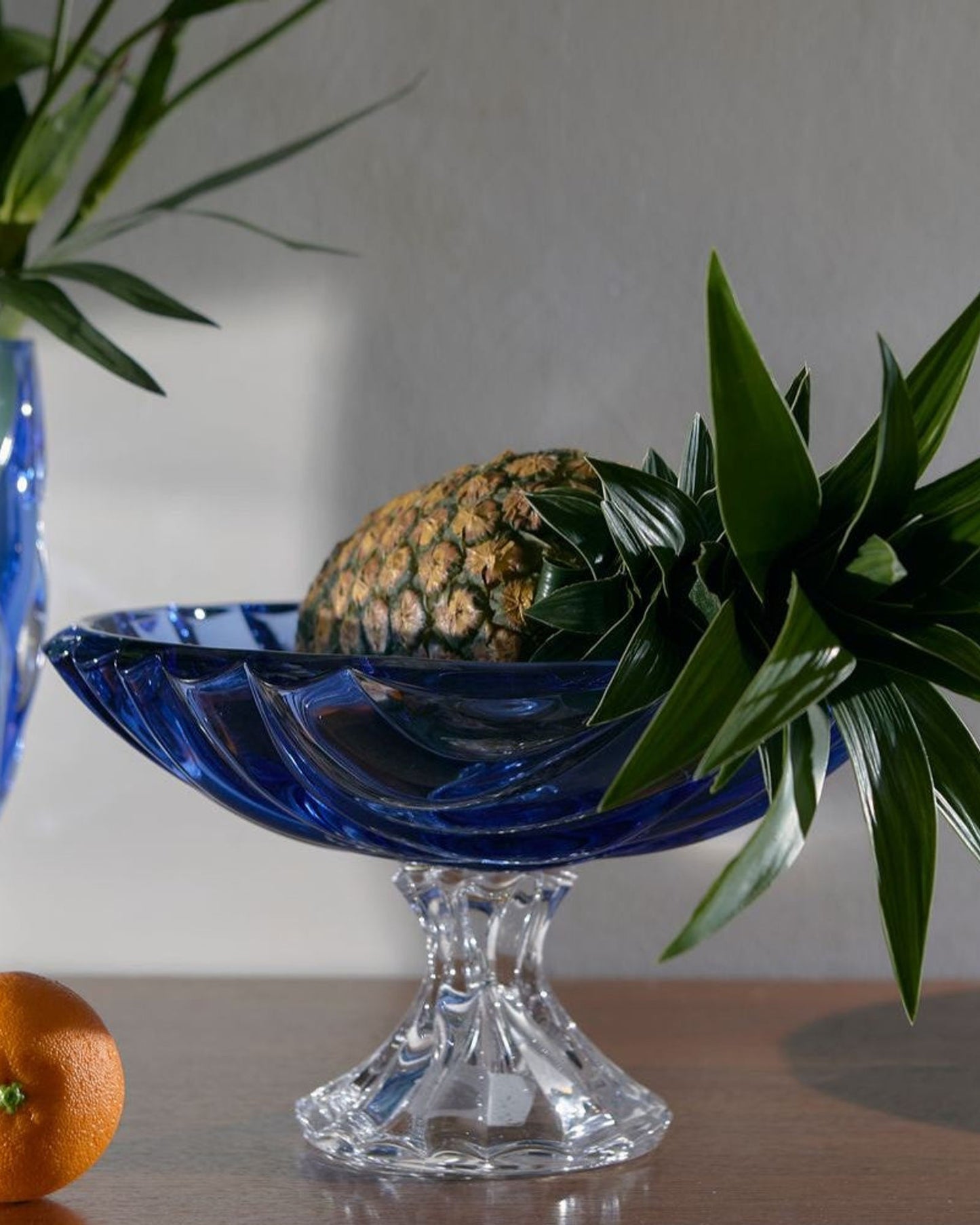 وعاء بوهيميا بامبو FTD 336 خالي من الرصاص باللون الأزرق