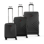 Wenger Trayn 3 piece Luggage Trolley  Set 