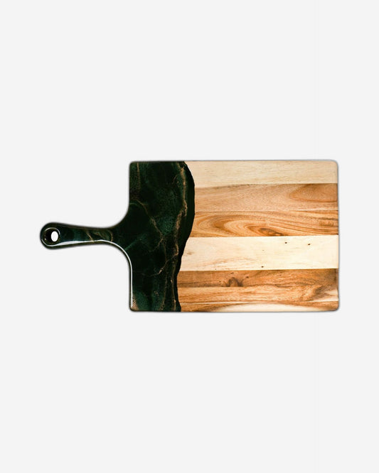 لوح جبن كبير لين وليانا مقاس 10×20 بوصة، لون اليشم