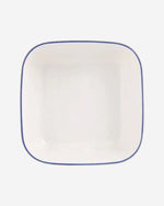 طقم عشاء بورلاند بلو سترايب، 18 قطعة