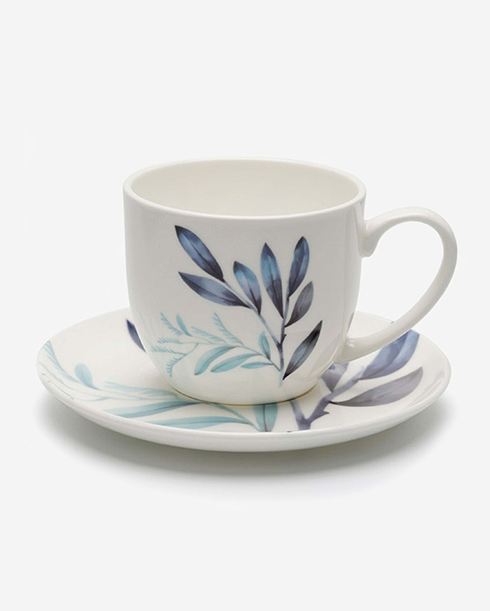 طقم عشاء سيرين دائري الشكل مكون من 24 قطعة