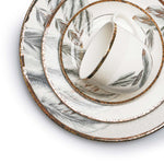 طقم عشاء نورديك دائري الشكل مكون من 24 قطعة