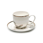 طقم عشاء نورديك دائري الشكل مكون من 24 قطعة