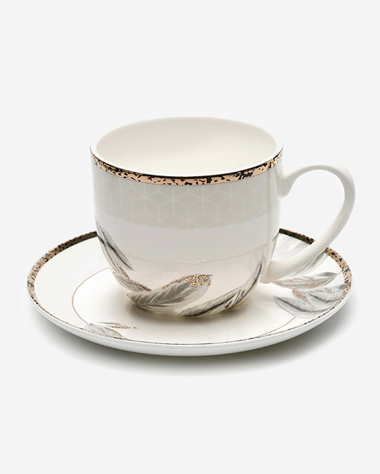 طقم عشاء نورديك دائري الشكل مكون من 24 قطعة