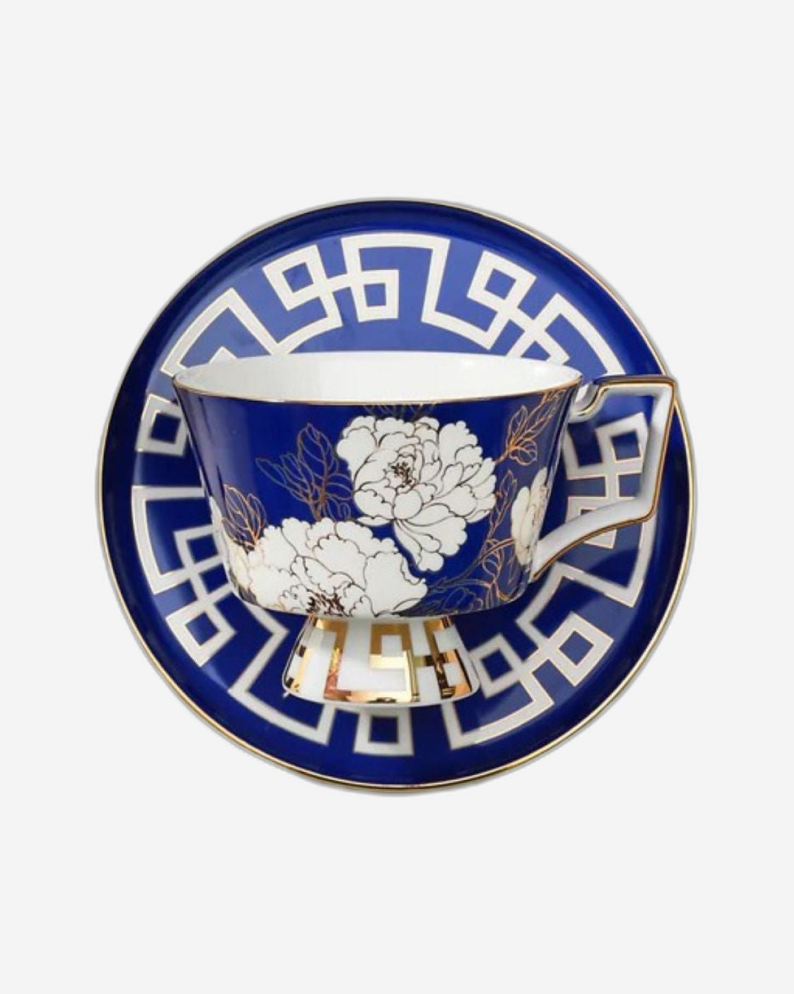 طقم أكواب وصحن تشاوتشو أزول، 4 قطع